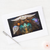 Die Geisttiere nennen Rechteckiger Aufkleber (Umschlag)