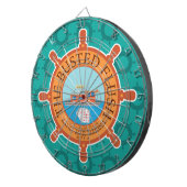 Die gekochte Flasche (Aqua) - Dartscheibe (Vorderseite rechts)