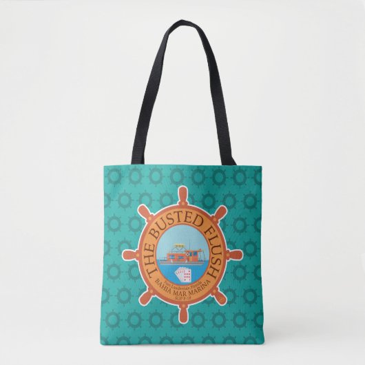 Die gekochte Flasche (Aqua) - Tasche (Vorderseite)