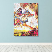 Die gekreuzte Leinwand des Kriegers (Insitu (Holzboden))