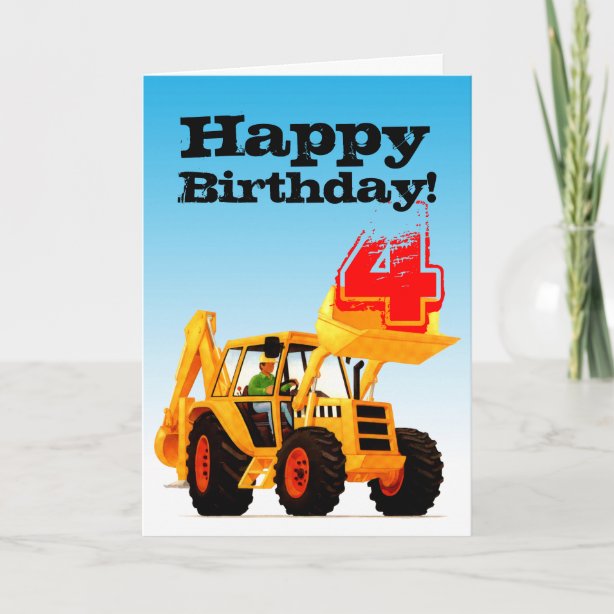 Bagger Karten Zazzle.de