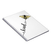 Die gelbe Biene 'Art' Grafik Notizblock (Rechte Seite)