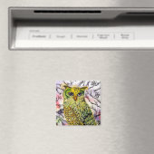 Die gelbe Eule Magnet (In Situ (Geschirrspüler))