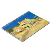 Die gelbe Hauslandschaft Kunst Van Gogh Notizblock (Linke Seite)