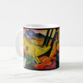 Die gelbe Kuh Franz Marc Kaffeetasse (Vorderseite Links)