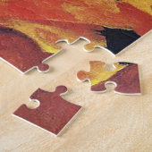 Die gelbe Kuh von Franz Marc Puzzle (Seite)
