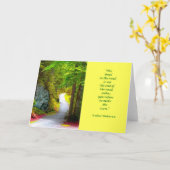 Die gelbe Straße Karte (Gelbe Blume)