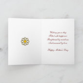 Die gelbe Tageskarte für die Mutter Karte (Innenseite)