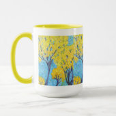 Die gelben Bäume Tasse (Links)