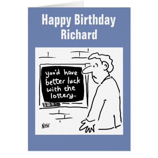 Die Geldmaschine sagt "Probieren Sie die Lotterie" (Vorne)