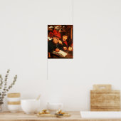 Die Geldverleiher nach Massys Poster (Küche)