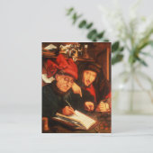 Die Geldverleiher nach Massys Postkarte (Stehend Vorderseite)