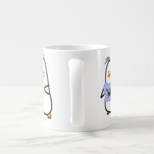Die gelegentliche Penguins TASSE - 3 Vögel (Henkel)