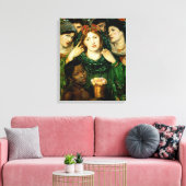 Die Geliebten (die Braut) Leinwanddruck (Insitu (Wohnzimmer))