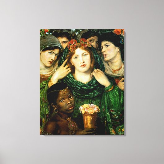 Die Geliebten (die Braut) Leinwanddruck (Vorderseite)