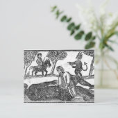 Die Geltung des Teufels Postkarte (Stehend Vorderseite)
