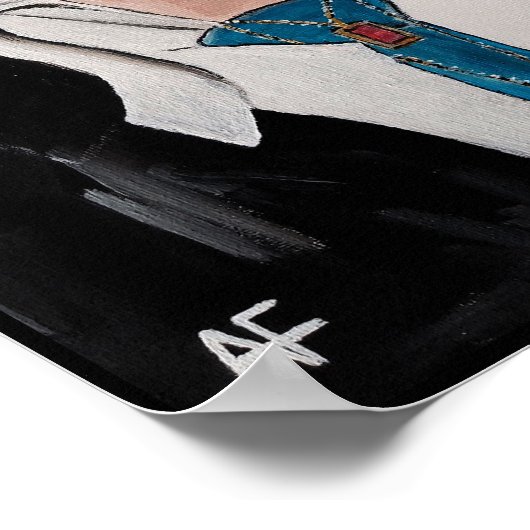 Die Gemälde des Königs von Alfred Fox Poster (Ecke)