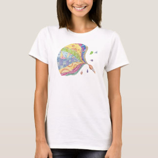 Die gemalte Steppdecke T-Shirt