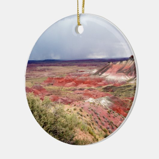 Die gemalte Wüste Keramikornament (Links)