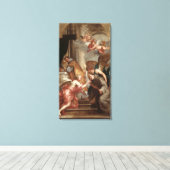 Die Gemeinde St. Bonaventure Leinwanddruck (Insitu (Holzboden))