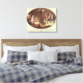 Die gemeinsame Methode von Beetling, Scutching und Leinwanddruck (Insitu (Schlafzimmer))