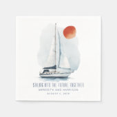 Die gemeinsame mündliche Hochzeit der Zukunft Serviette (Vorderseite)