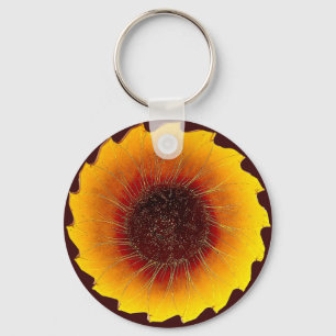 Die gemeinsame Sonnenblume Schlüsselanhänger