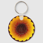 Die gemeinsame Sonnenblume Schlüsselanhänger (Rückseite)