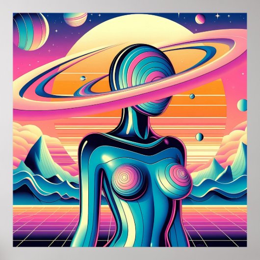 Die gemeinsamen Runden einer Square Life Art Poster (Vorne)