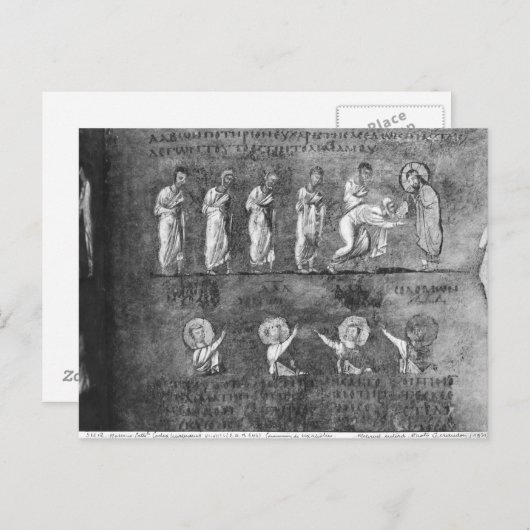 Die Gemeinschaft von sechs Aposteln Postkarte (Vorne/Hinten)