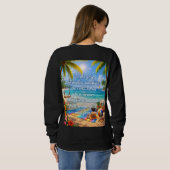 Die gemilderte Welt Sweatshirt (Schwarz voll)
