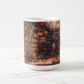 Die gemütliche Bibliothek Kaffeetasse (Mittel)