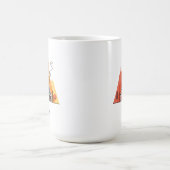 Die gemütliche Hütte in den Bergen Kaffeetasse (Mittel)