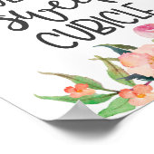 Die gemütliche Kubine, die Einrichtung des Büros Poster (Ecke)