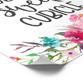 Die gemütliche Kubine, die Einrichtung des Büros Poster (Ecke)