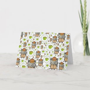 Die gemütliche Mystery Book Club Card Karte