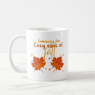 Die gemütliche Stimmung des Herbstes. Kaffeetasse