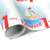 Die genannten Jungen malten 1. Geschenkpapier (Rolleneckpunkt)