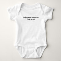Die Gene des Vaters sind stark - Funny Baby Bodysu