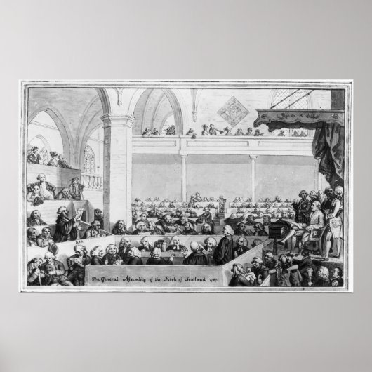Die Generalversammlung der Kirk von Schottland Poster (Vorne)
