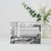 Die Generalversammlung der Kirk von Schottland Postkarte (Stehend Vorderseite)