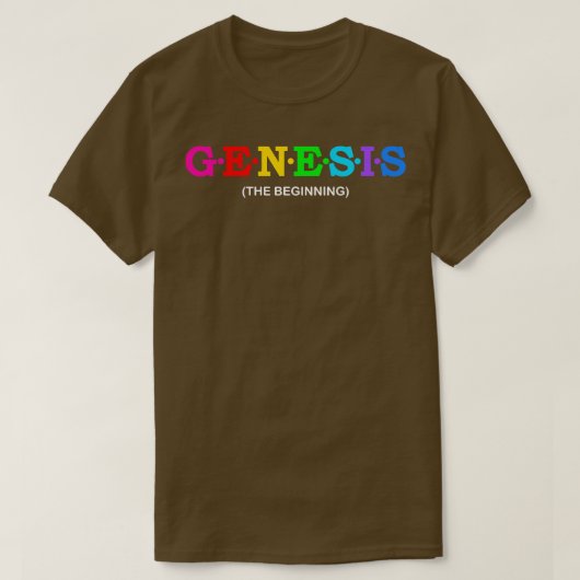 Die Genese am Anfang T-Shirt (Design vorne)