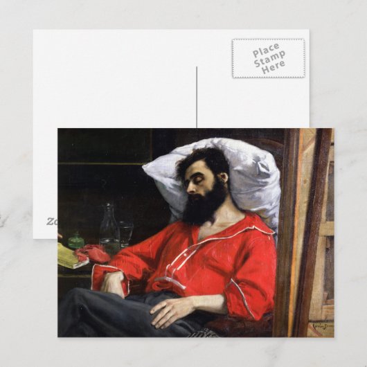 Die Genesung Postkarte (Vorne/Hinten)