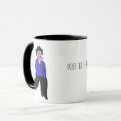 DIE GENTELMEN EDITABLE TASSE (Vorderseite Links)