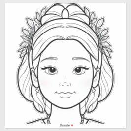 Die Gentle Princess: Eine Geschichte der Gnade Aufkleber