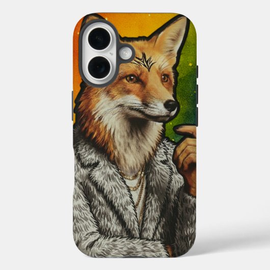 Die Gentleman Fuchs Phone-Hülle  Case-Mate iPhone Hülle (Rückseite)