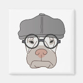 Die Gentlemans mürrisch Magneten - Kunst von Irina Magnet (Vorne)