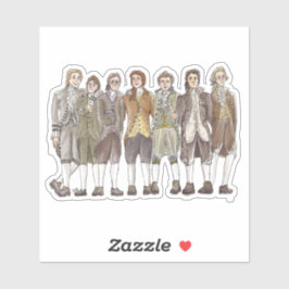 Die Gents für den Vinyl-Aufkleber nach Maß Aufkleber