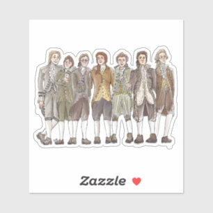 Die Gents für den Vinyl-Aufkleber nach Maß Aufkleber