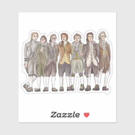 Die Gents für den Vinyl-Aufkleber nach Maß Aufkleber (Blatt)